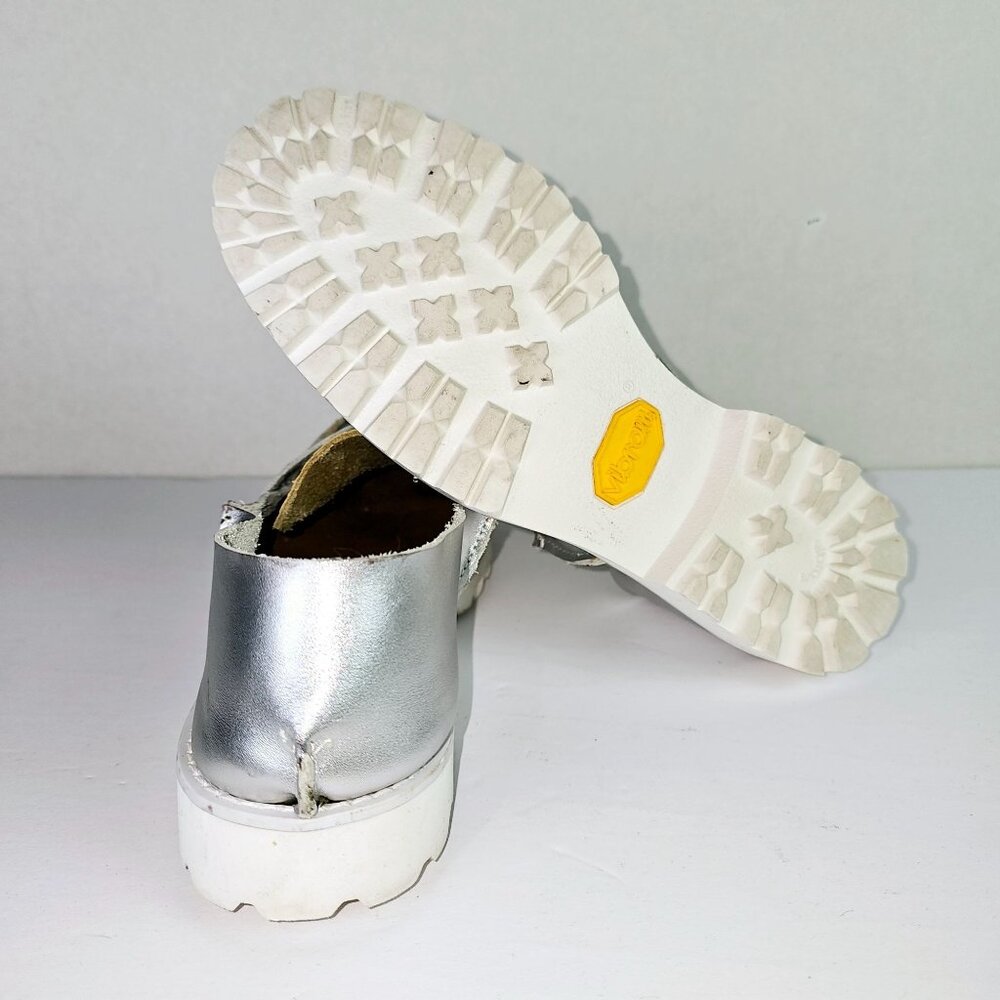 U-Dot No. 5 Takumi Inomata Silver Metallic ALL Loafter Shoes, MSRP $310, Sz *11 - Picture 10 of 10